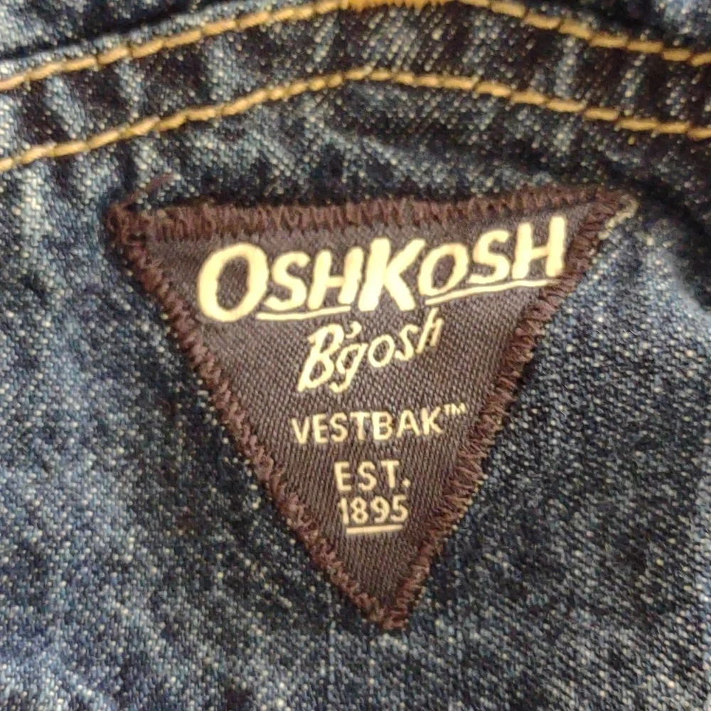 Vintage Oshkosh B'Gosh Denim‎ Overalls Vestbak Size 6 Months Casual